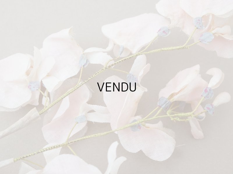 画像36: アンティーク 布花 大きなブーケ パウダーピンク