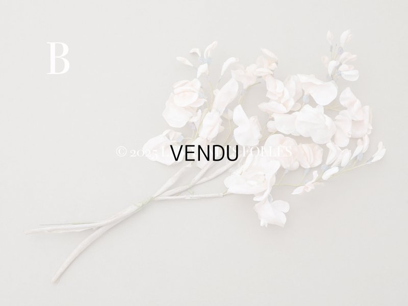 画像8: アンティーク 布花 大きなブーケ パウダーピンク