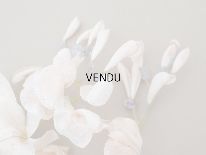 画像23: アンティーク 布花 大きなブーケ パウダーピンク