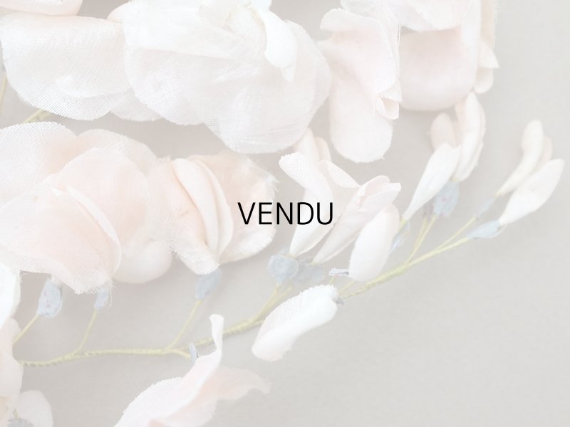 画像11: アンティーク 布花 大きなブーケ パウダーピンク