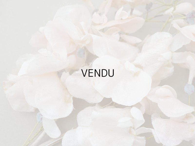 画像4: アンティーク 布花 大きなブーケ パウダーピンク