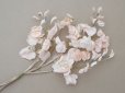 画像9: アンティーク 布花 大きなブーケ パウダーピンク