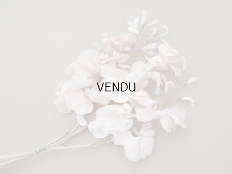 画像3: アンティーク 布花 大きなブーケ パウダーピンク