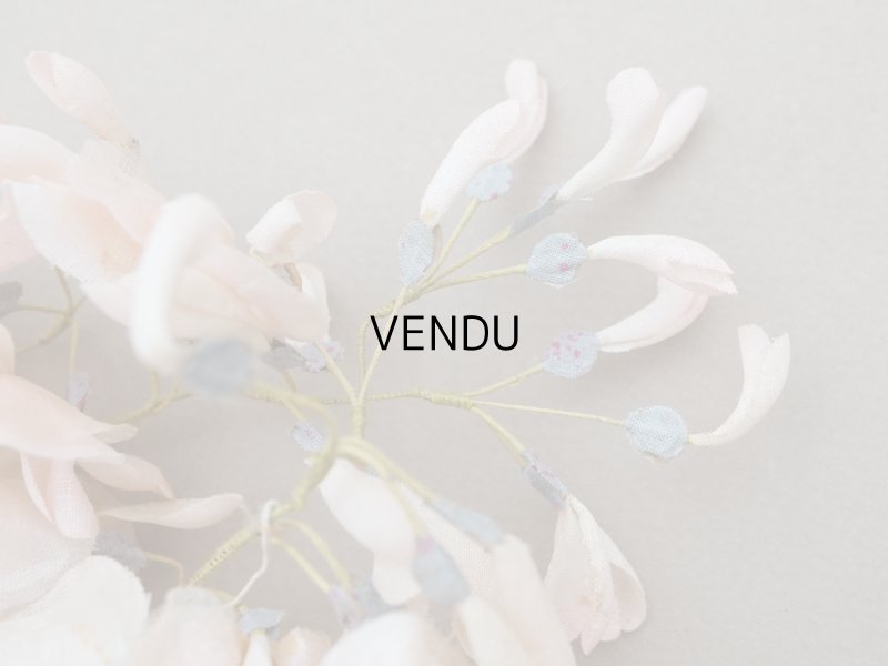 画像5: アンティーク 布花 大きなブーケ パウダーピンク