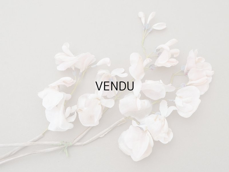 画像33: アンティーク 布花 大きなブーケ パウダーピンク