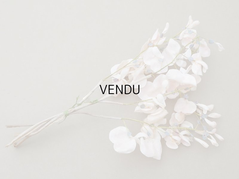 画像24: アンティーク 布花 大きなブーケ パウダーピンク