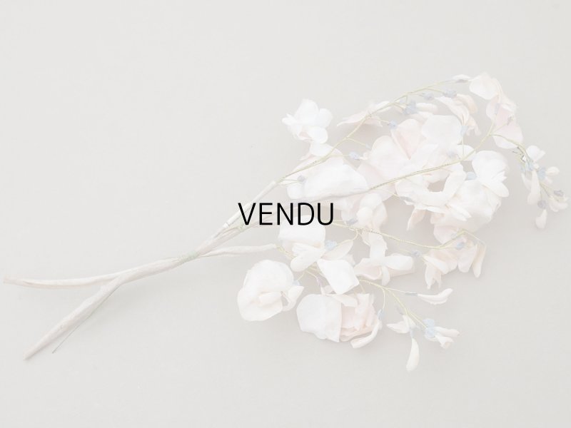 画像12: アンティーク 布花 大きなブーケ パウダーピンク