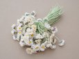 画像3: アンティーク デイジーの布花 大きなブーケ 約80輪
