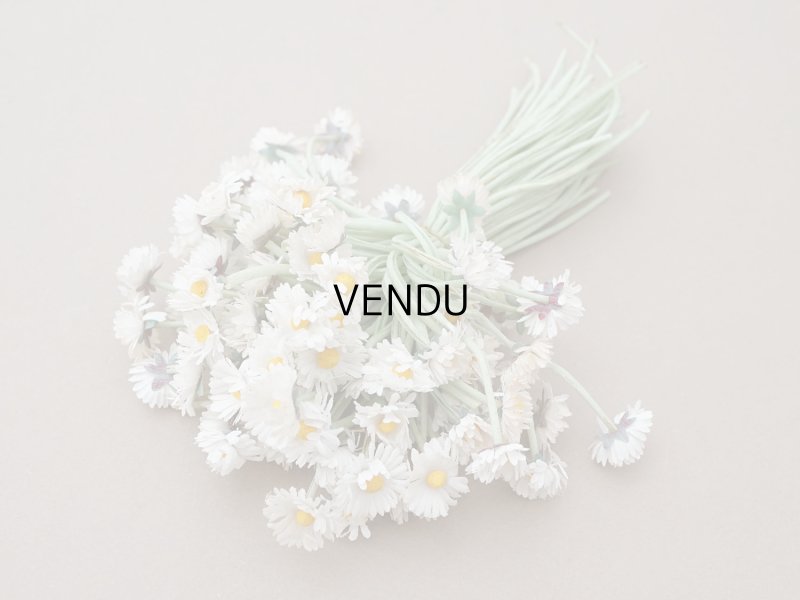 画像3: アンティーク デイジーの布花 大きなブーケ 約80輪