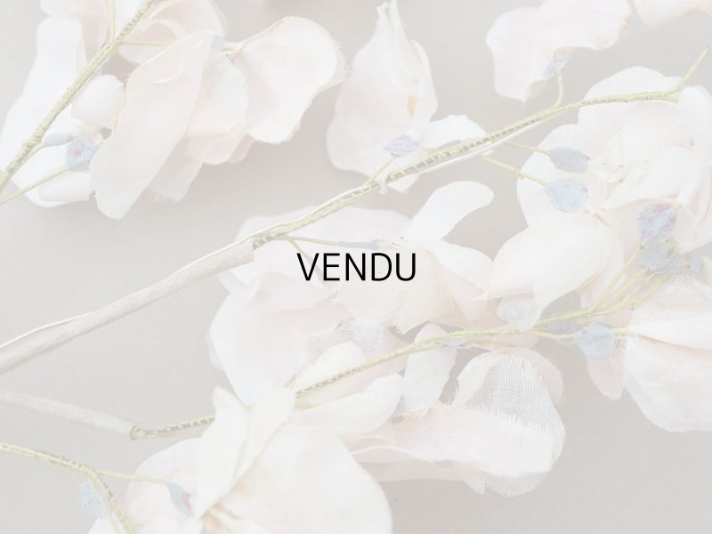 画像19: アンティーク 布花 大きなブーケ パウダーピンク