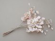 画像30: アンティーク 布花 大きなブーケ パウダーピンク