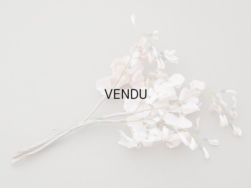 画像30: アンティーク 布花 大きなブーケ パウダーピンク