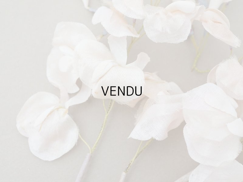 画像22: アンティーク 布花 大きなブーケ パウダーピンク