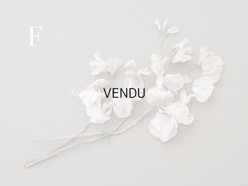 画像32: アンティーク 布花 大きなブーケ パウダーピンク