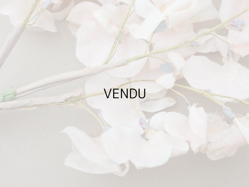 画像31: アンティーク 布花 大きなブーケ パウダーピンク