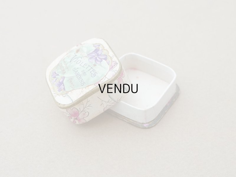 画像6: アンティーク 小さなパウダーボックス BOUQUET DE VIOLETTES DES JARDINS - ERIZMA PARIS -