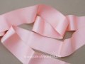 アンティーク シルク製 サテンリボン 1.63m 4.7cm幅 ローズピンク