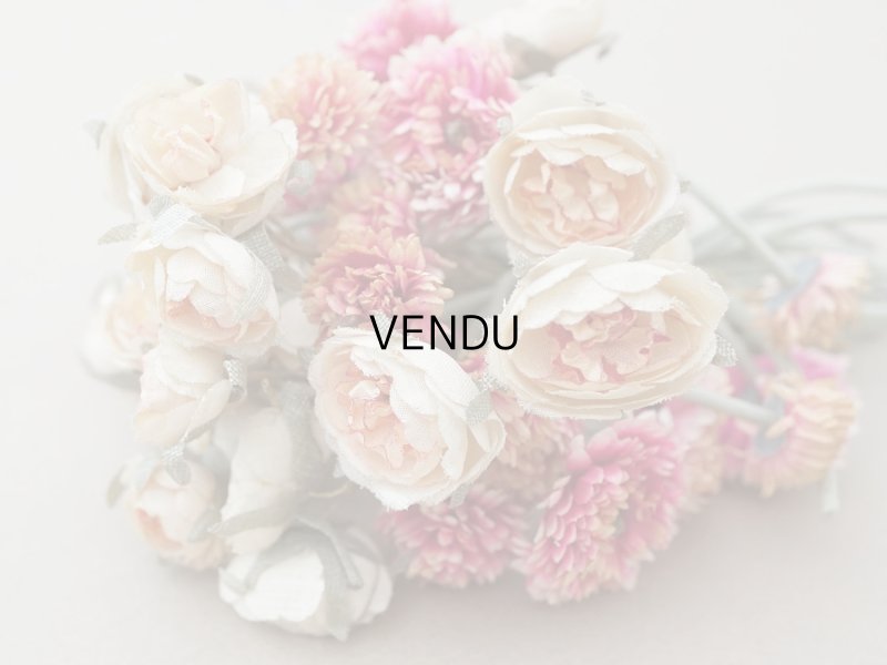 画像6: アンティーク 薔薇&デイジーの布花 ブーケ 約44輪