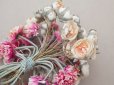 画像11: アンティーク 薔薇＆デイジーの布花 ブーケ 約44輪