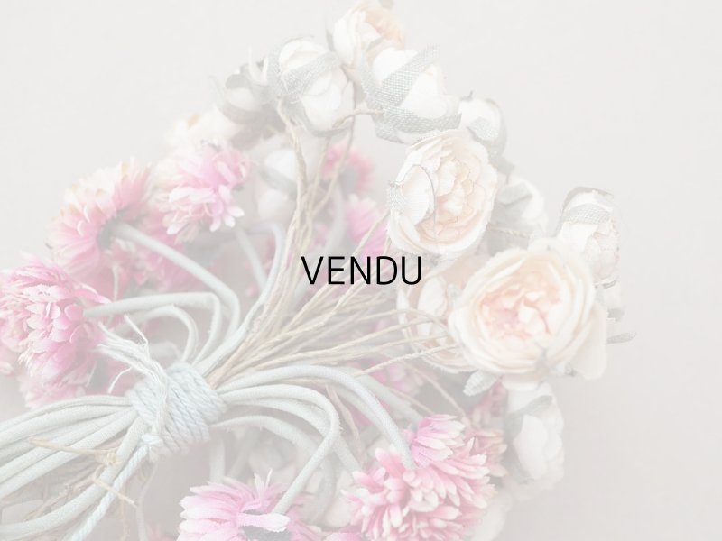 画像11: アンティーク 薔薇&デイジーの布花 ブーケ 約44輪