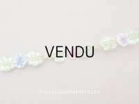 ＊蚤の市＊アンティーク シルク製 ロココトリム 4色の花 ロココリボン 