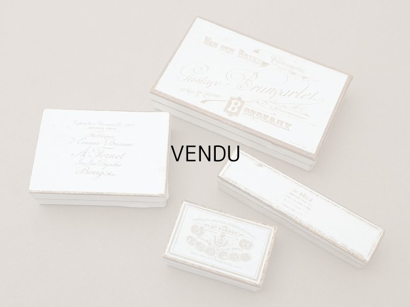 画像7: アンティーク 紙箱 写真用ガラスプレート