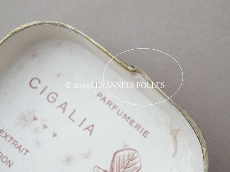 画像5: アンティーク パウダーボックス VELOUTE BOUQUET D'OEILLETS CARNATION - ROGER & GALLET PARIS -