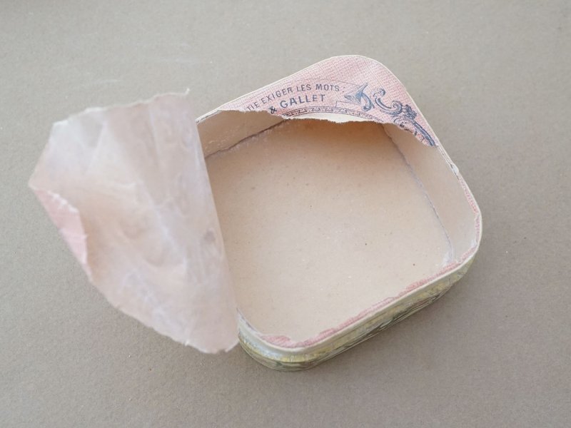 画像9: アンティーク パウダーボックス VELOUTE BOUQUET D'OEILLETS CARNATION - ROGER & GALLET PARIS -