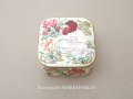 アンティーク パウダーボックス VELOUTE BOUQUET D'OEILLETS CARNATION - ROGER & GALLET PARIS -