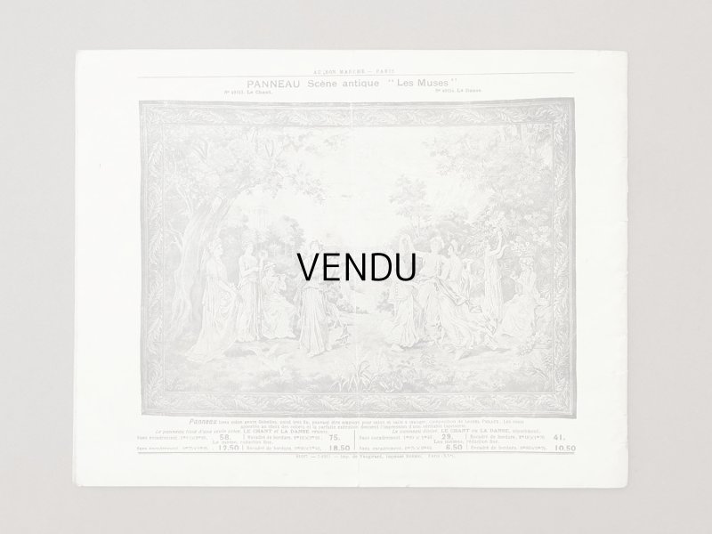 画像3: アンティーク ボンマルシェのカタログ インテリア用ファブリック&パスパントリー TISSU POUR AMEUBLEMENTS - AU BON MARCHE -