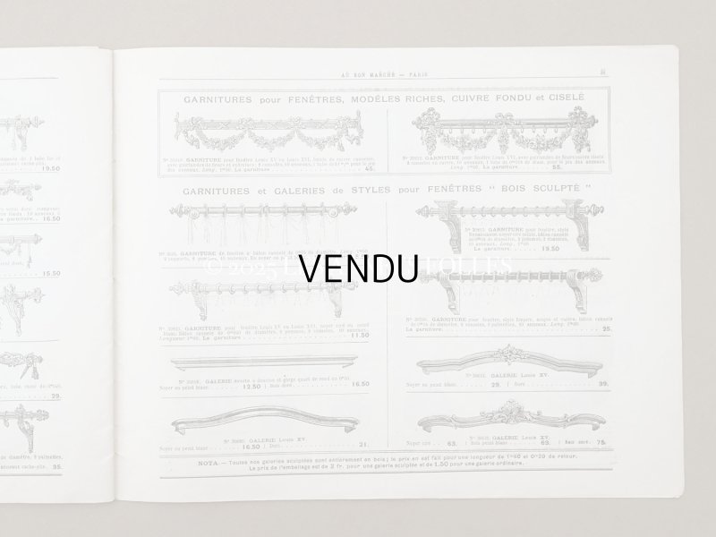 画像18: アンティーク ボンマルシェのカタログ インテリア用ファブリック&パスパントリー TISSU POUR AMEUBLEMENTS - AU BON MARCHE -