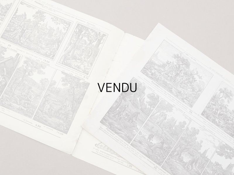 画像4: アンティーク ボンマルシェのカタログ インテリア用ファブリック&パスパントリー TISSU POUR AMEUBLEMENTS - AU BON MARCHE -