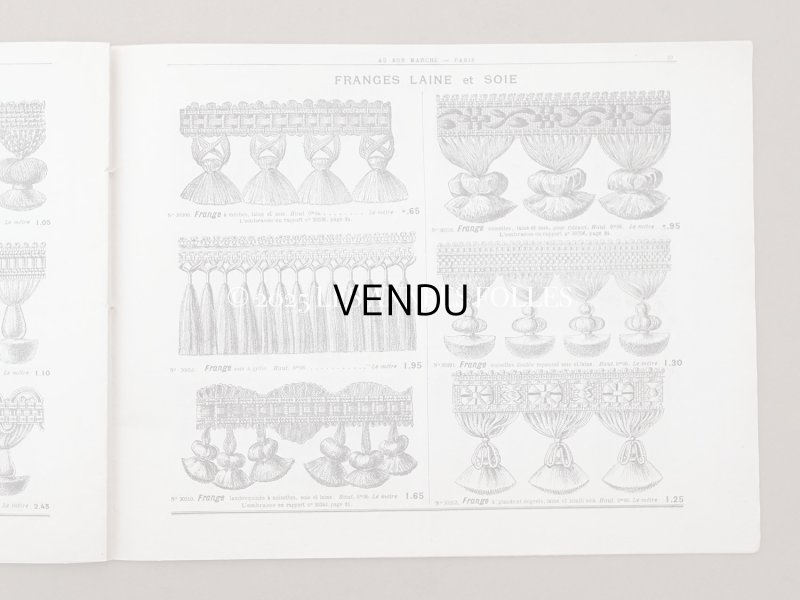 画像10: アンティーク ボンマルシェのカタログ インテリア用ファブリック&パスパントリー TISSU POUR AMEUBLEMENTS - AU BON MARCHE -