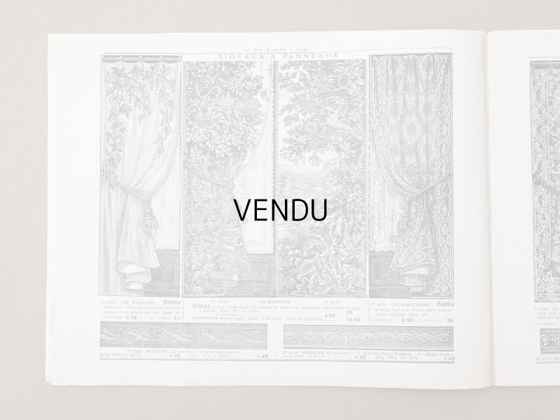 画像6: アンティーク ボンマルシェのカタログ インテリア用ファブリック&パスパントリー TISSU POUR AMEUBLEMENTS - AU BON MARCHE -