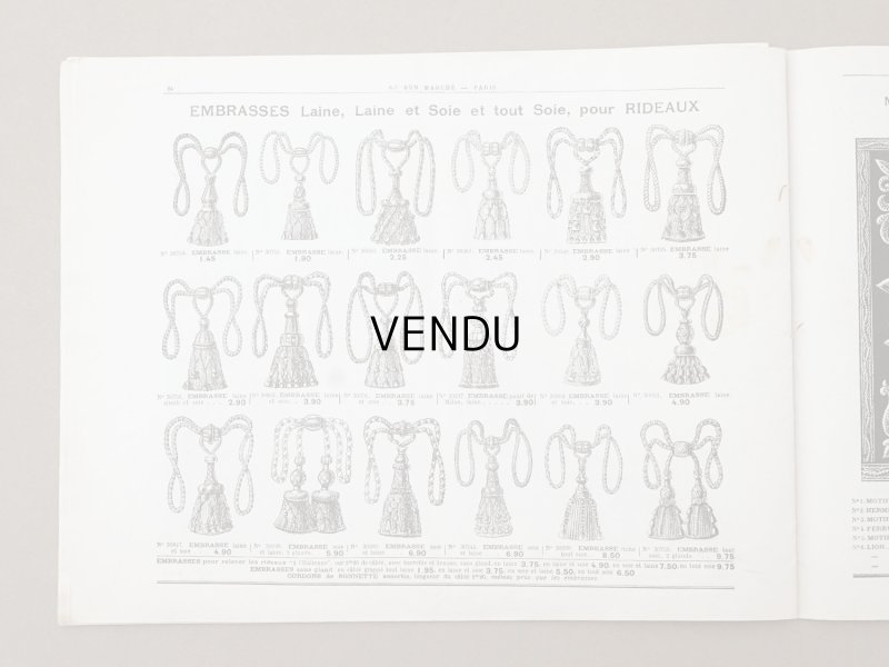 画像13: アンティーク ボンマルシェのカタログ インテリア用ファブリック&パスパントリー TISSU POUR AMEUBLEMENTS - AU BON MARCHE -