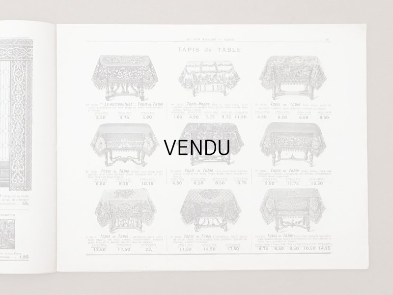 画像7: アンティーク ボンマルシェのカタログ インテリア用ファブリック&パスパントリー TISSU POUR AMEUBLEMENTS - AU BON MARCHE -