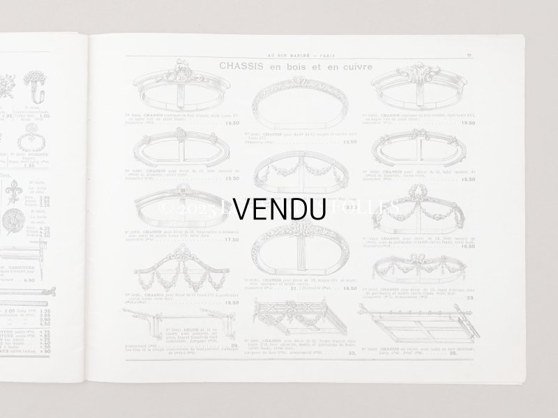 画像17: アンティーク ボンマルシェのカタログ インテリア用ファブリック&パスパントリー TISSU POUR AMEUBLEMENTS - AU BON MARCHE -