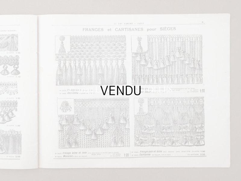 画像12: アンティーク ボンマルシェのカタログ インテリア用ファブリック&パスパントリー TISSU POUR AMEUBLEMENTS - AU BON MARCHE -