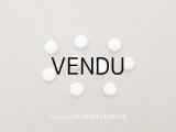 アンティーク ドール用 6.5mm くるみボタン ホワイト 9ピースのセット