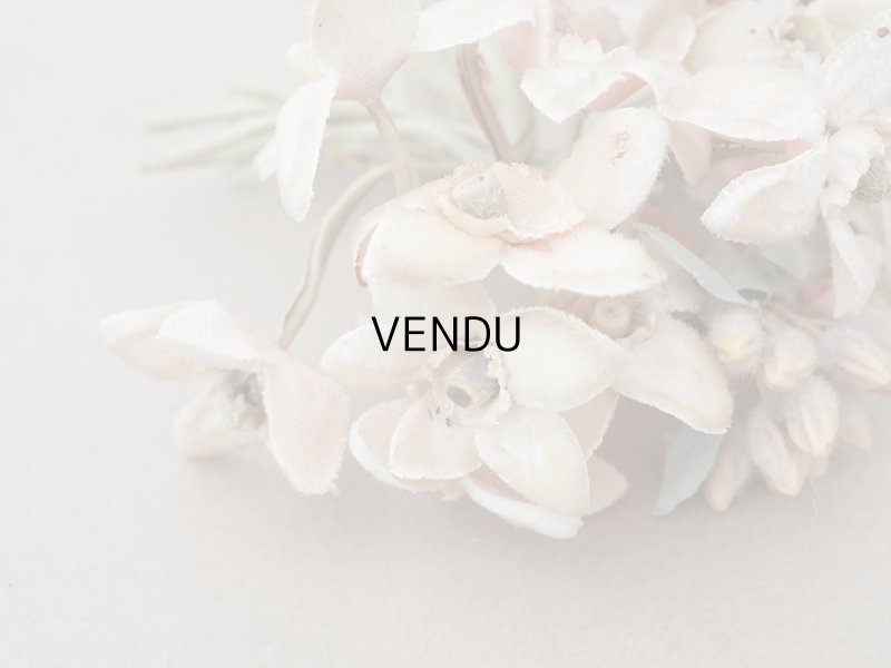 画像5: アンティーク シルクベルベットの布花 パウダーピンク ブーケ