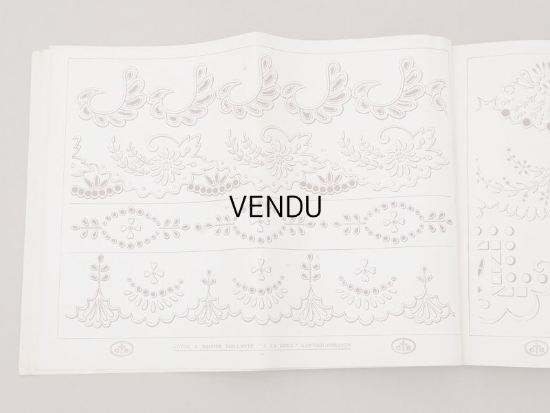 画像6: アンティーク 刺繍図案帳 ENTRE-DEUX ET FESTONS - WOLF &  DUPEYRON -