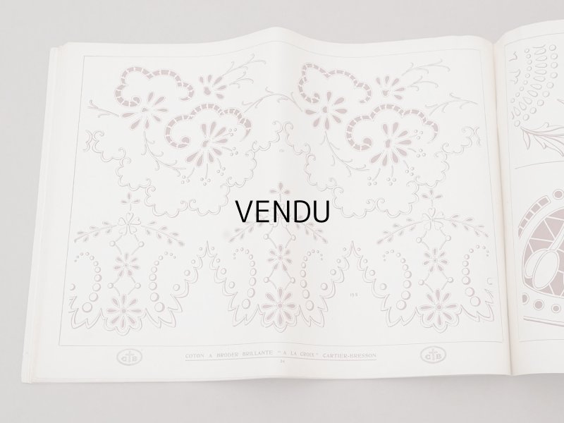 画像8: アンティーク 刺繍図案帳 ENTRE-DEUX ET FESTONS - WOLF &  DUPEYRON -