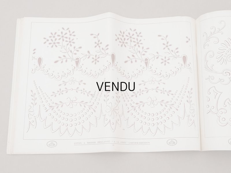 画像7: アンティーク 刺繍図案帳 ENTRE-DEUX ET FESTONS - WOLF &  DUPEYRON -