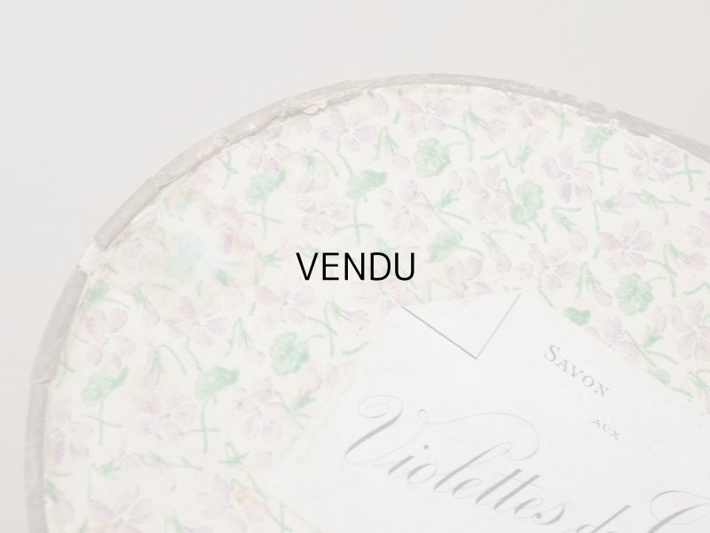 画像4: アンティーク 帽子箱型 菫のソープボックス SAVON AUX VIOLETTES DE TOULOUSE - PARFUMERIE DE JOUVENCE -