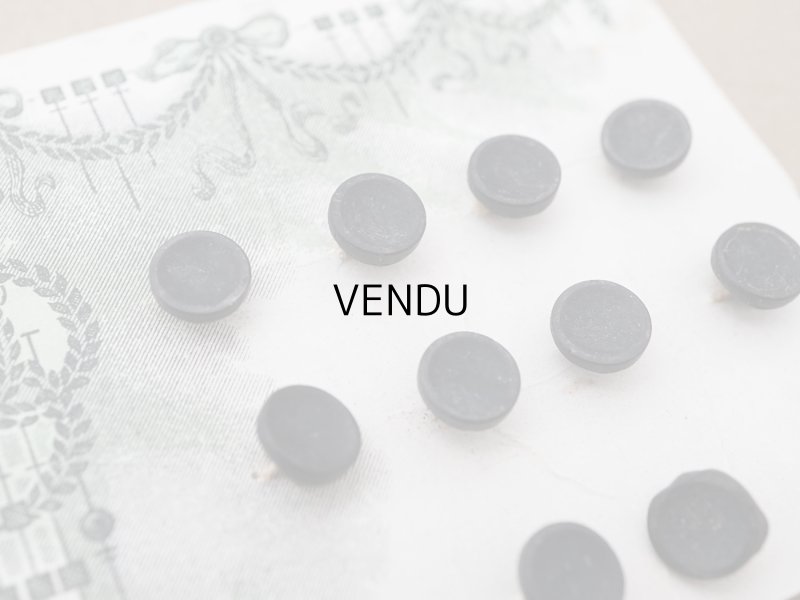 画像6: アンティーク ドール用 ボタン 7mm 木製 11ピースのセット 黒