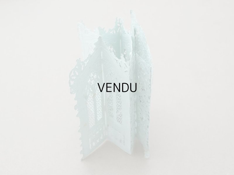 画像4: 19世紀末 アンティーク 初聖体 立体 カニヴェ  ポップアップ クロモ 扉付き