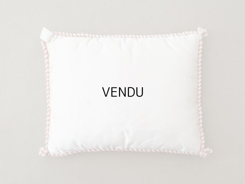 画像7: 19世紀末 アンティーク パウダーピンクのシルククッション  シルク製 クッション A  LA VILLE DE LYON