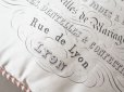 画像4: 19世紀末 アンティーク パウダーピンクのシルククッション  シルク製 クッション A  LA VILLE DE LYON