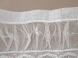 画像10: アンティーク 幅広 ドレスの裾  プリーツ入り レース 3.7m 23cm幅 