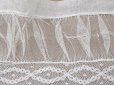 画像11: アンティーク 幅広 ドレスの裾  プリーツ入り レース 3.7m 23cm幅 
